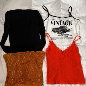 Women’s small shirts x4